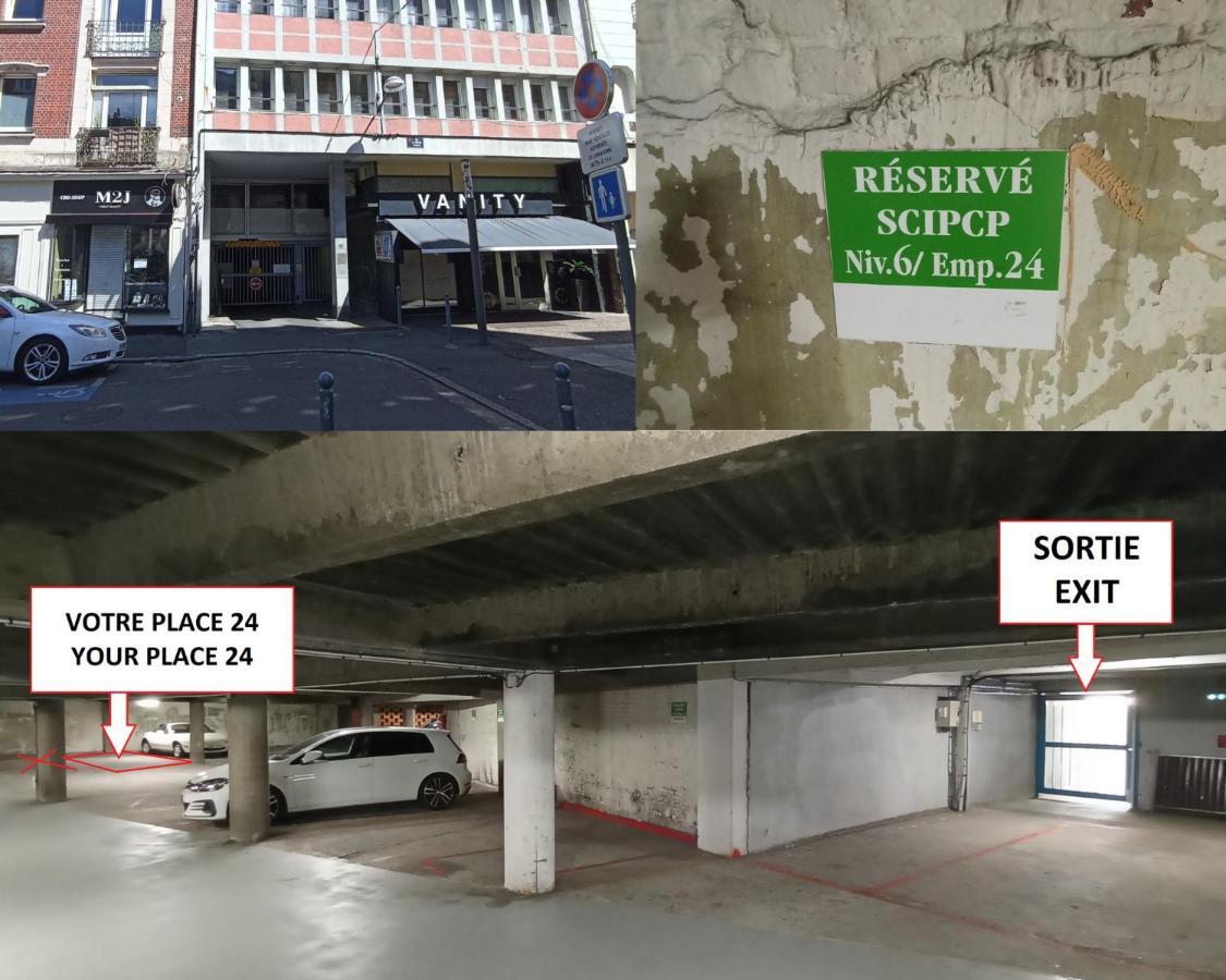 Studio Fonctionnel Au Coeur De Lille Avec Parking Екстериор снимка